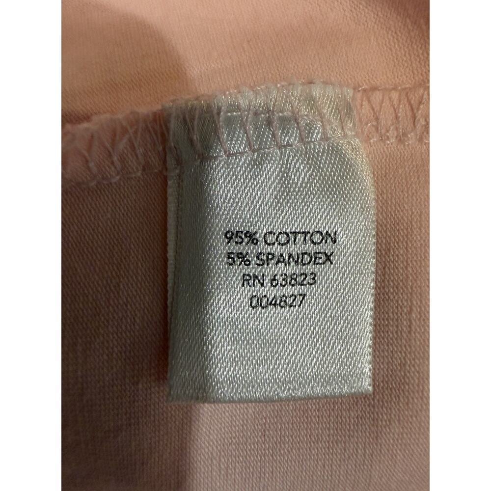 Christopher & Banks Pink Short Sleeve Stretch Tee Women’s Size Large - Picture 5 of 11